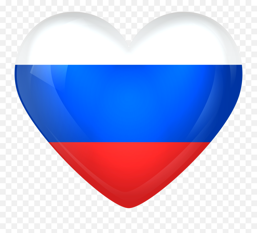 Russian Flag Heart Png Clipart - Russian Flag Heart Png Emoji,Russian Flag Emoji