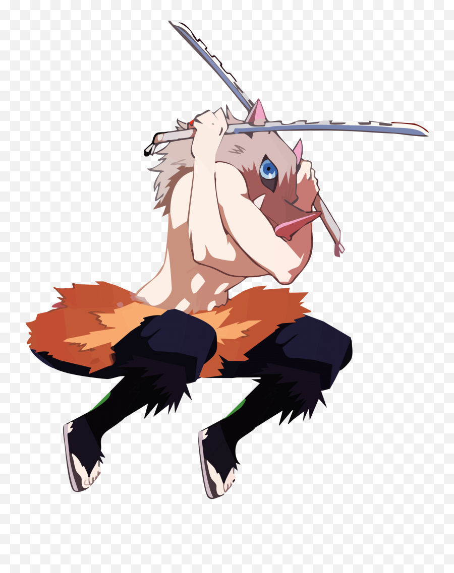 Anime Demon Boar Head Human Free Stock - Fictional Character Emoji,Anime With Alot Of Human Emotions