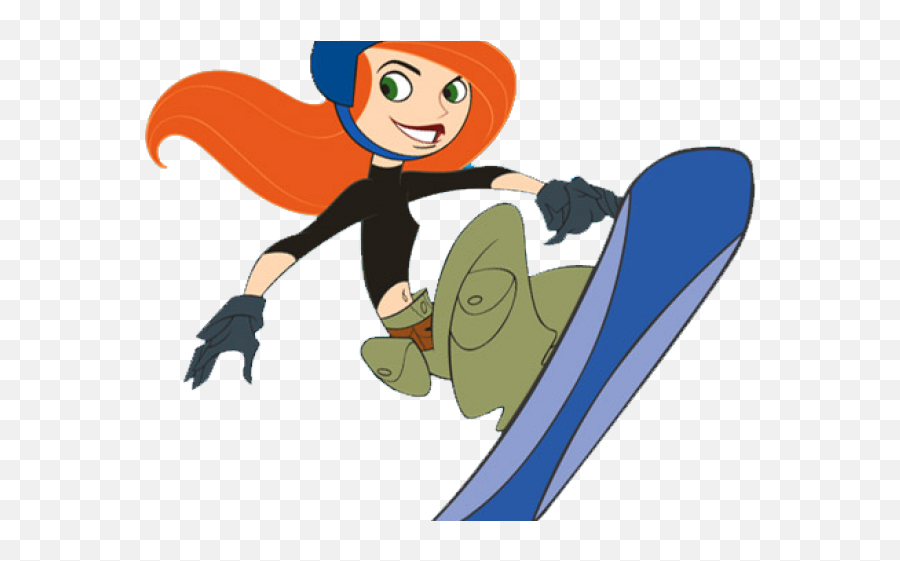 Snowboard Clipart Disney - Kim Possible Emoji,Snowboard Emoji