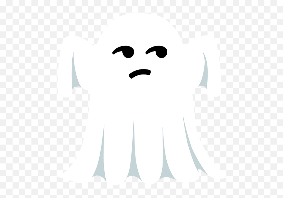 Ghost Smirk Fleece Blanket - Supernatural Creature Emoji,Blanket Emojis