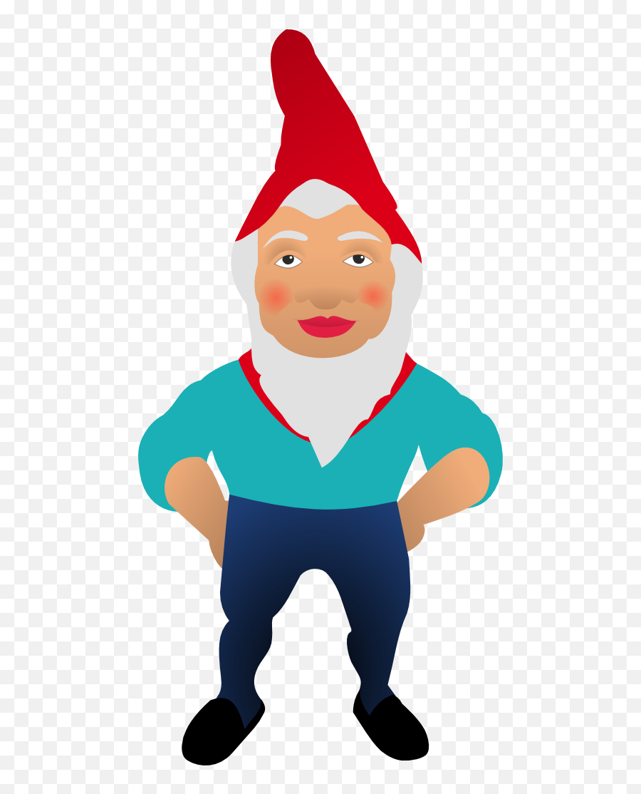Garden Gnome Clipart - Gnome Clipart Emoji,Lawn Gnome Emoticon