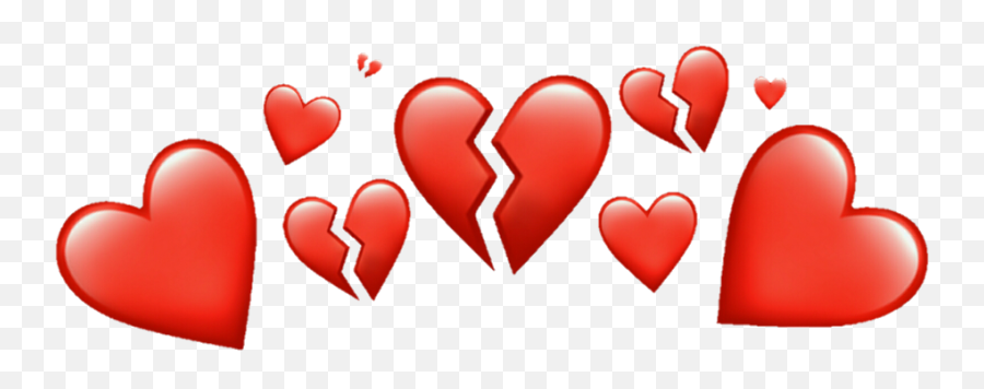 Heart Corazón Red Rojo Corona Sticker By - Girly Emoji,Emojis Rojos