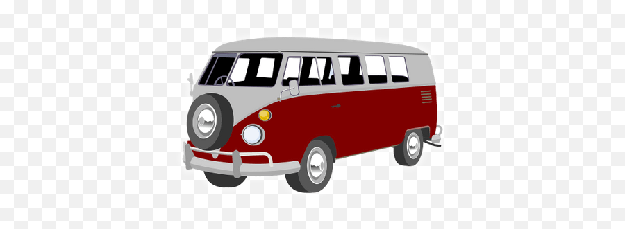 Red Vw Rv Png Hd Transparent Background - Campervan Clipart Emoji,Vw Emojis