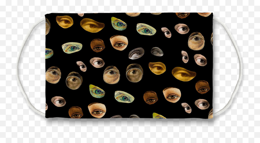 Masked Art Eyes Face Mask - Happy Emoji,Starry Eye Emoticon
