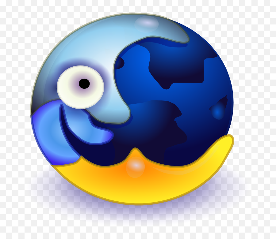 Free Clip Art - Moon And Earth Clipart Free Emoji,E.e Emoticon