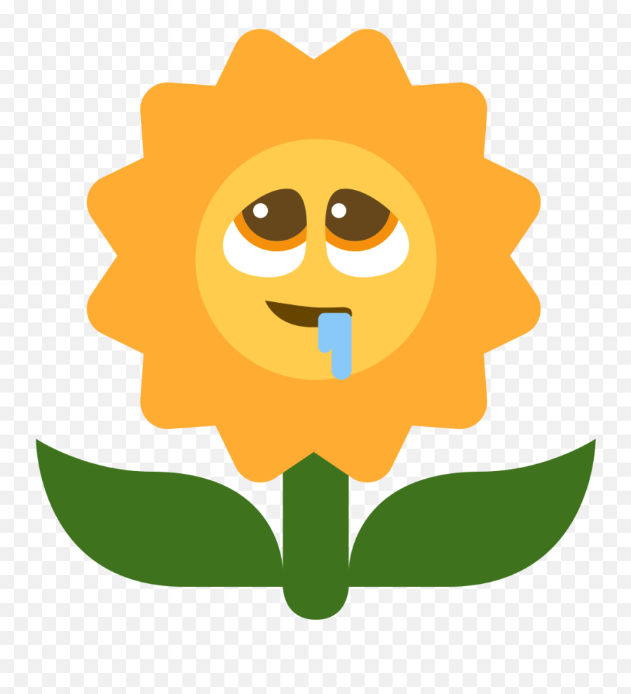 Emoji Mashup Bot - Sunflower Emoji Twitter,Emoticon For Drooling
