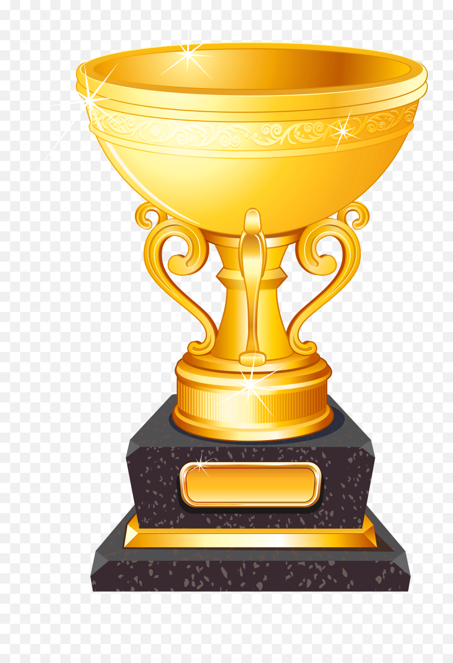 Download Trophy Golden Gold Cup - Soccer Trophy Clipart Emoji,Lombardi Trophy Emoticon