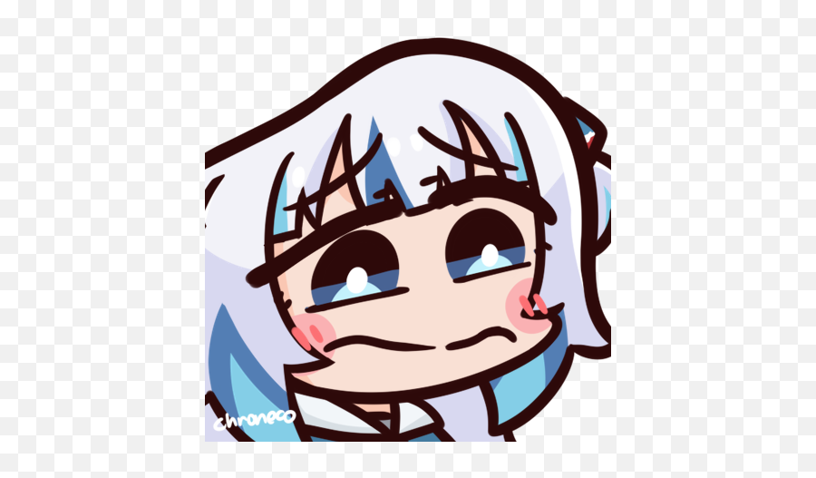 Twoucan - Gura Emotes Emoji,Chroneco Emoticon Discord