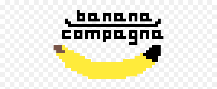 Pixilart - Banana Compagna By Tristouille Horizontal Emoji,Banana Emoticon