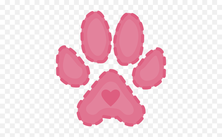 Cute Heart Pawprint Transparent Png U0026 Svg Vector - Dog Paw Print Emoji,Rottweiler Emoticons
