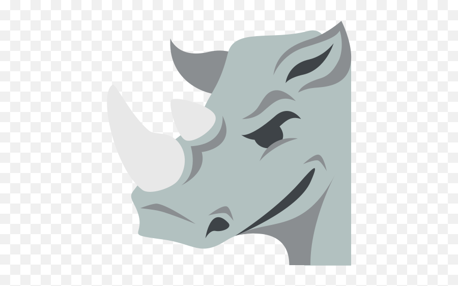 Rhinoceros Emoji High Definition Big Picture And Unicode - Rhino Emojis,Horn Emoji