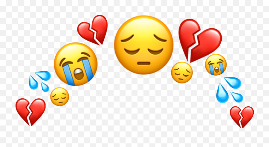 Best Sad Heart Emoji Images Download For Free U2014 Png Share,Broken Heart Emoji