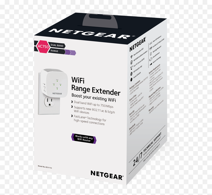 Netgear - Ex3110 Ac750 Wifi Wall Plug Range Extender And Signal Booster Emoji,Raised Eyebrow Emoji Microsoft