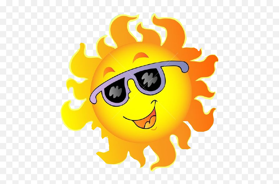Sun With Sunglasses Clipart - Full Size Clipart 4478743 Sun With Sunglasses Clipart Transparent Background Emoji,Emoji Wearing Glasses