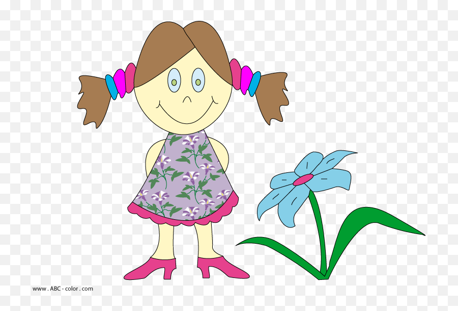 Flower Clipart Child Flower Child - Happy Emoji,Flower Child Emoji