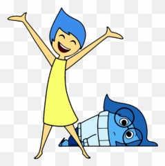 Joy And Sadness Clipart - Clip Art Library Clipart Joy From Inside Out Emoji,Inside Out Emotions Chart