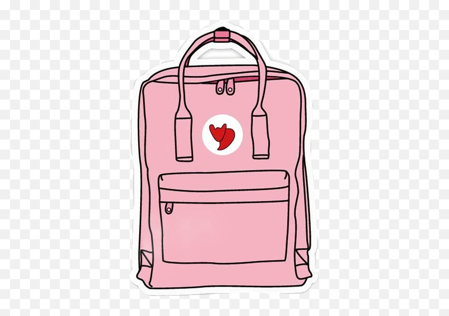 Cute Sticker By Are Notifications Working - Yellow Fjallraven Kanken Sticker Emoji,Emoji Wheeled Backpack