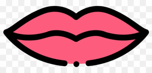 Labios - Iconos Gratis De Formas Girly Emoji,Emoticon Labios