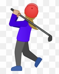 Noto Emoji Oreo 1f3cc 1f3fc 200d - Transparent Golf Emoji Png,New Emojis 2017 Bat