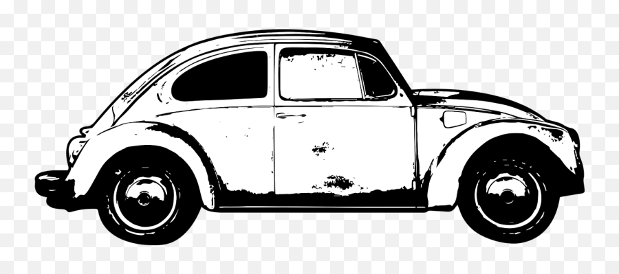 Vw Beetle Volkswagen - Gambar Sketsa Mobil Vw Emoji,Vw Hippie Emoji