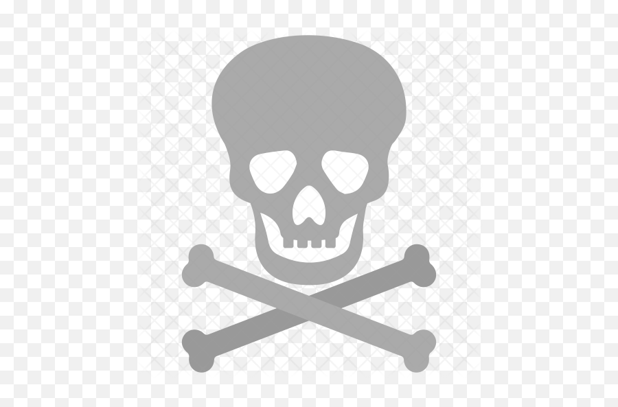 Jolly Roger Icon - Skull And Crossbones Design Emoji,Roger Federer Emoji