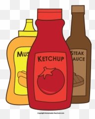Clipart Ketchup Bottle Huge Freebie - Bbq Food Clip Art Emoji,Ketchup Emoji