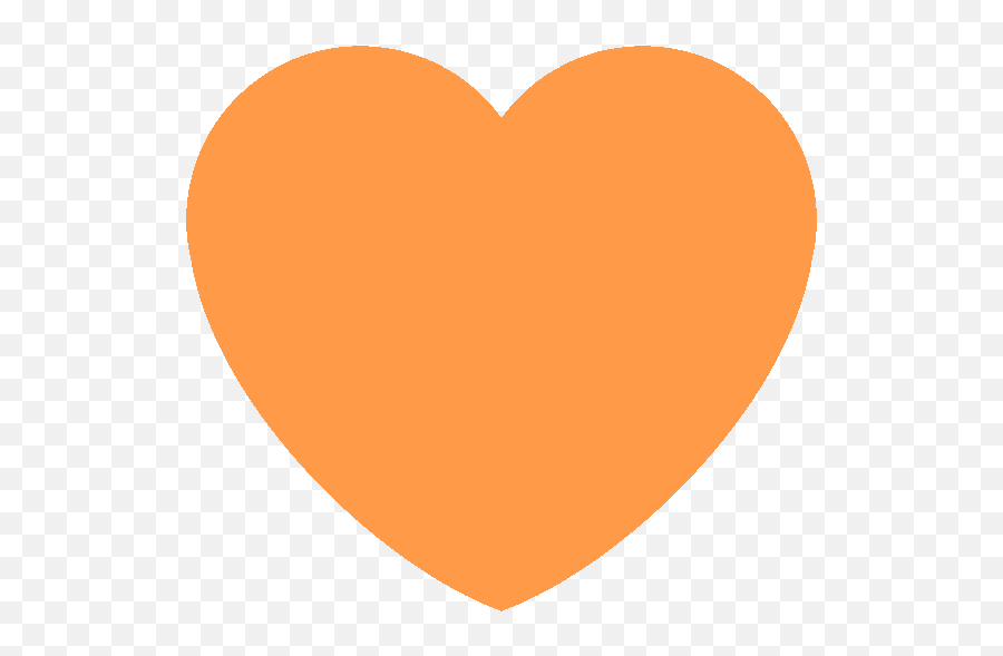 Orangeheart - Discord Emoji Transparent Background Orange Heart,Pastel Emojis