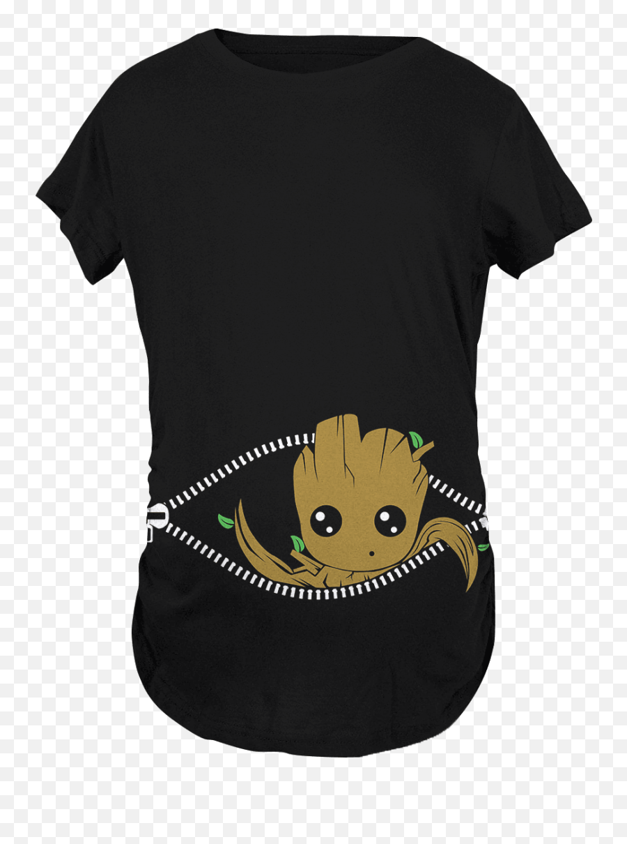 Baby Groot Peeking Maternity T - Star Wars Maternity Shirt Emoji,Groot Emoji Facebook