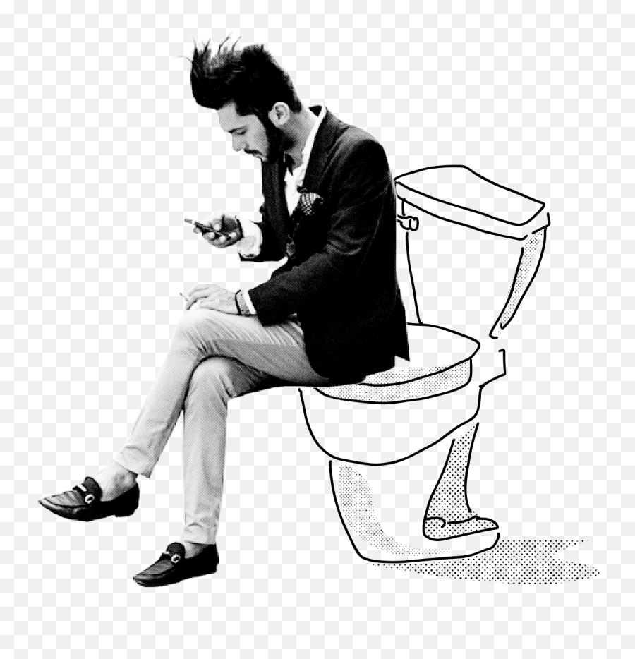 Toilet Emoji Png - Sitting,Toilet Emoji