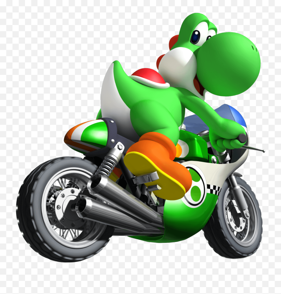 Mario Kart Wii Artwork Including A Massive Selection Of - Mario Kart Yoshi Emoji,Motorbike Emoticon Facebook