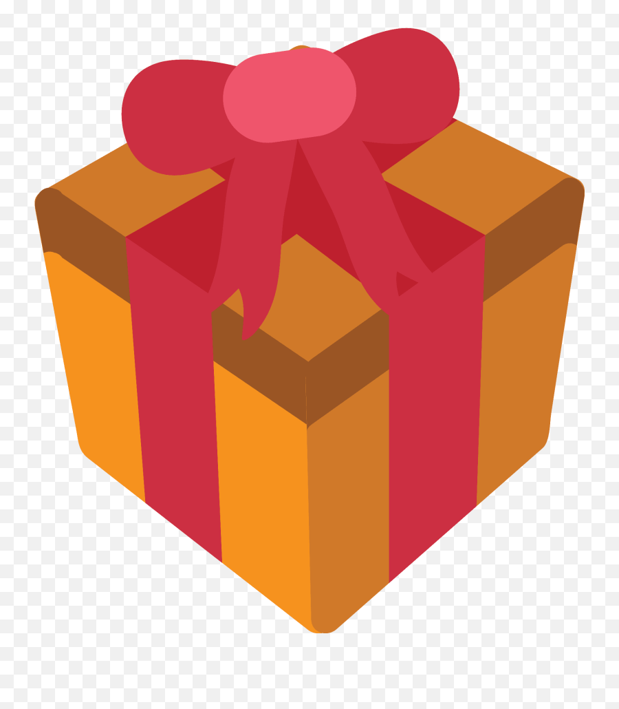 Wrapped Gift Emoji Clipart - Gave Emoji,Emoji Birthday Gifts