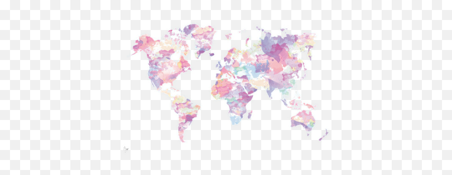 Fondos De Pantalla Para Computadora Tumblr Frases - God Is Watercolor World Map 3 Emoji,Fondos De Pantalla De Emojis Para Ordenador