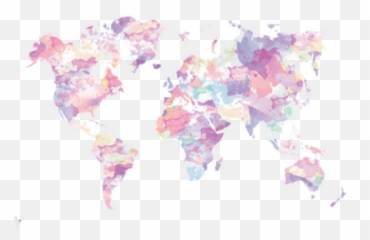 Fondos De Pantalla Para Computadora Tumblr Frases - God Is Watercolor World Map 3 Emoji,Fondos De Pantalla De Emojis Para Ordenador