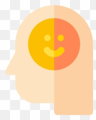 Positive Thinking - Dot Emoji,Think Positive Emoticon