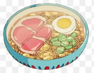 Emoji Emotions Cartoon Fluffy Sticker - Bowl Of Ramen Ghibli,Ramen Emoji