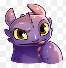 Telegram - Toothless Telegram Stickers Emoji,How To Train Your Dragon Toothless Emoticons
