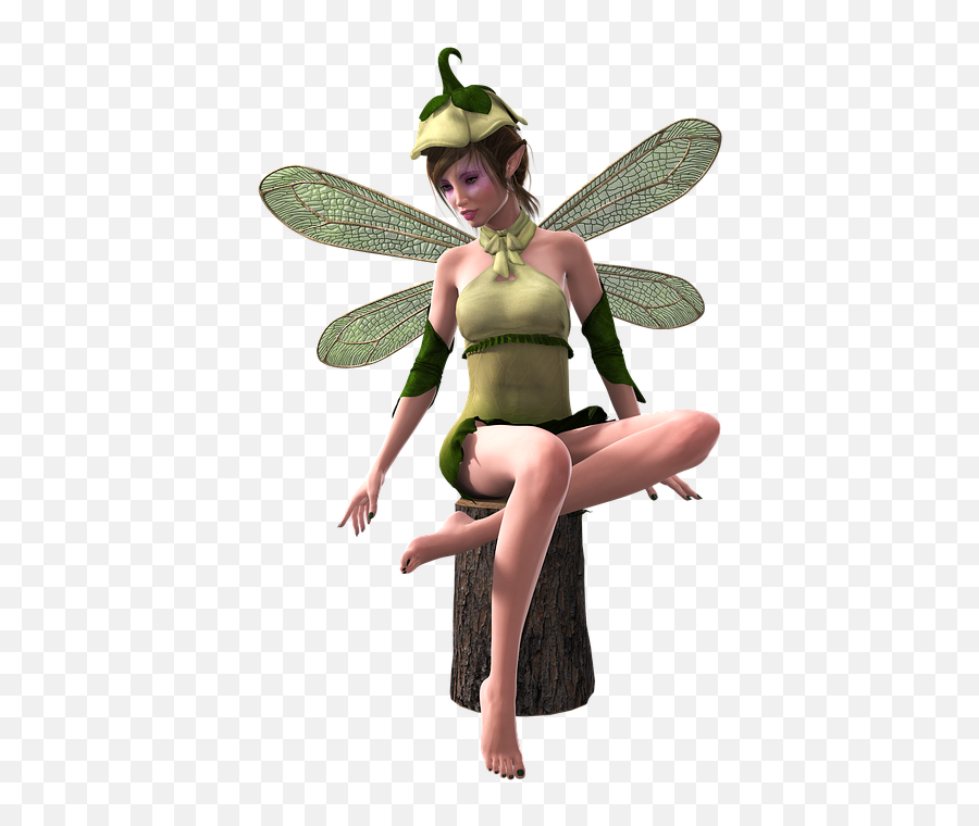 Free Photo Fae Sitting Fee Fairy Elf - Sitting Fairy Png Emoji,Fairies That Mess With Emotions