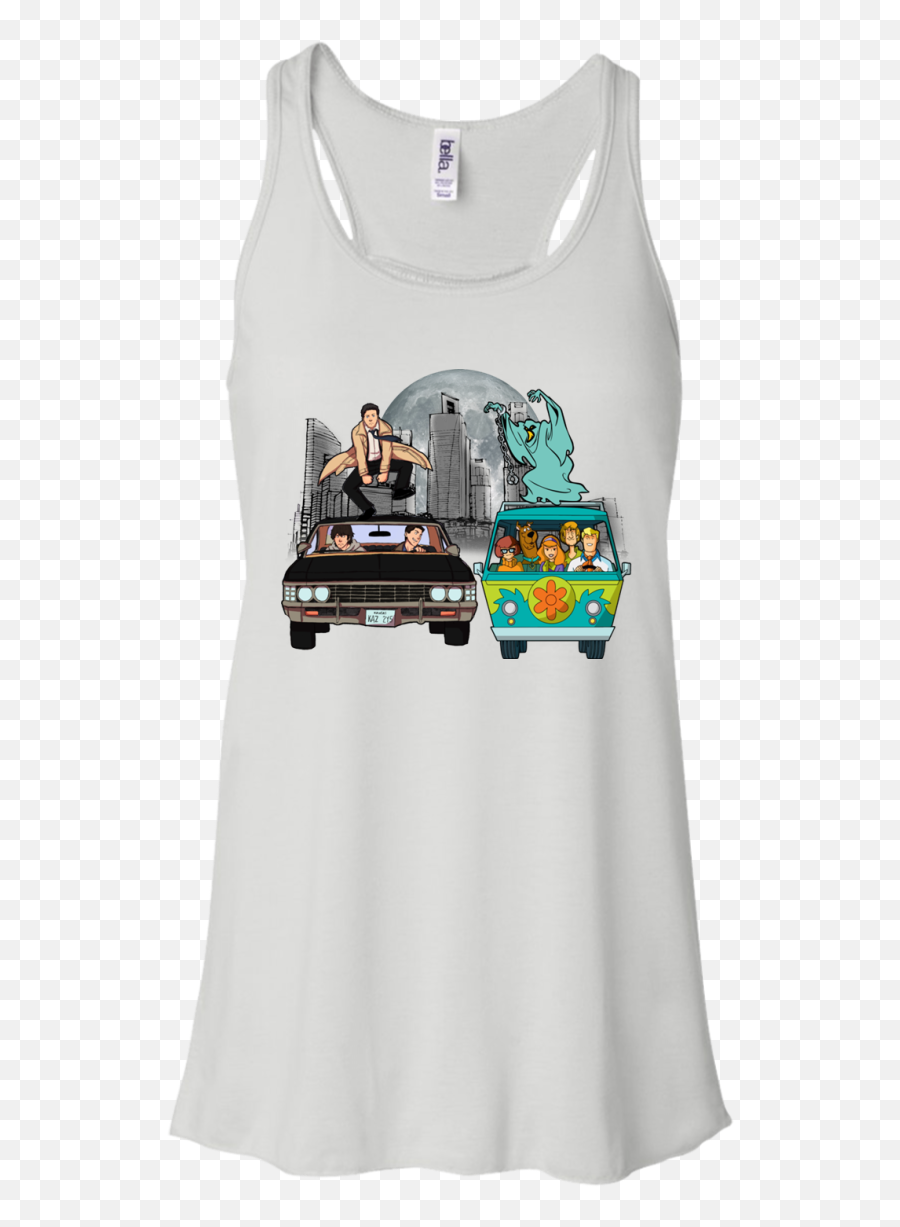 Supernatural And Scooby Doo On The Open Road Shirt Hoodie Tank Emoji,Glory Boyz Tank Top Emojis Shirt