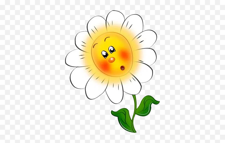 Emoji Whatsapp Stickers - Happy,Daisy Emoji