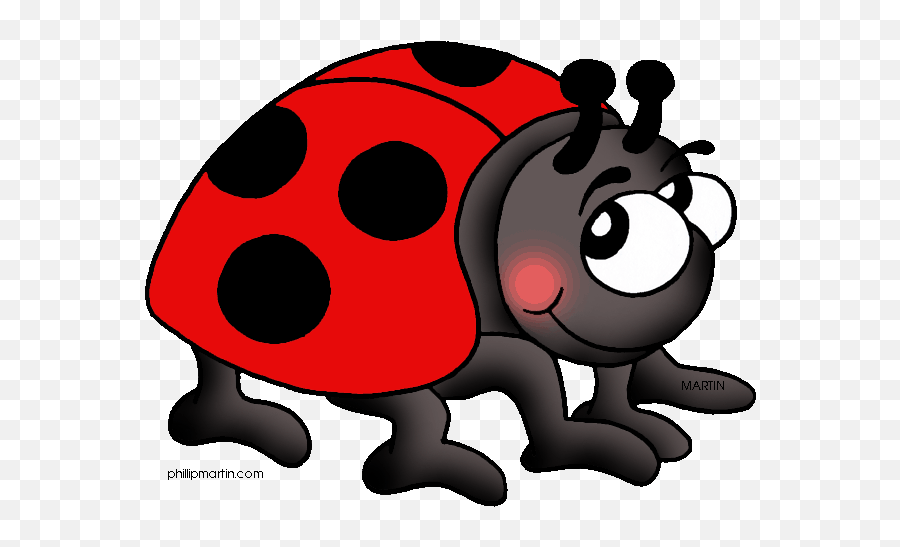 Clip Art Bug Cartoon Clipart - Ladybug Free Clipart Emoji,Insect Animated Emoticon