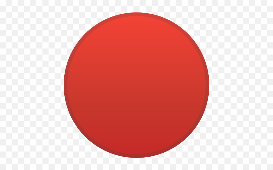 Red Circle Emoji - Sitecore,Red Emojis