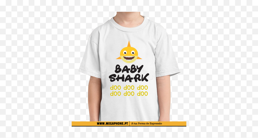 Baby Shark Shirt - Happy Emoji,Shark Emoticon