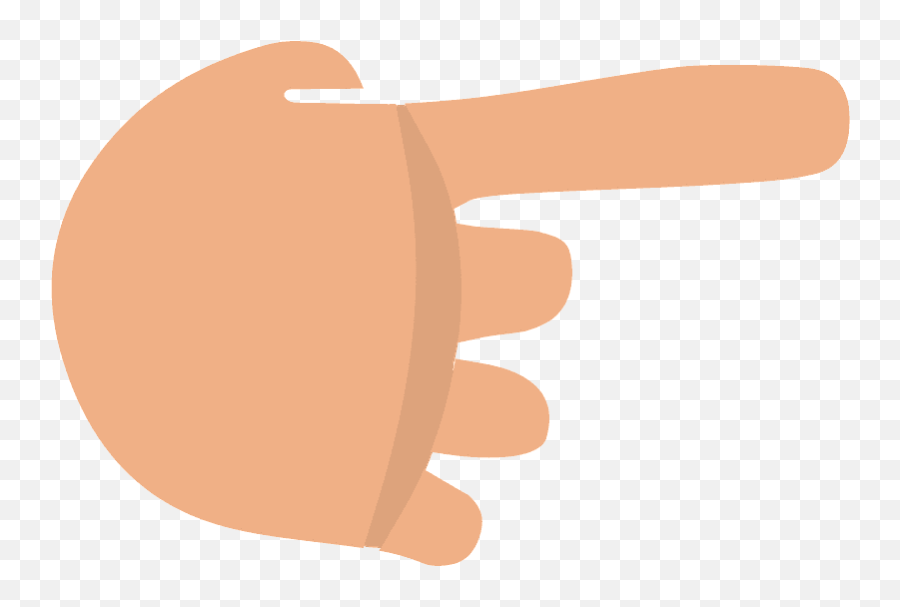 Backhand Index Pointing Right Emoji,Pointing Hand Emoji