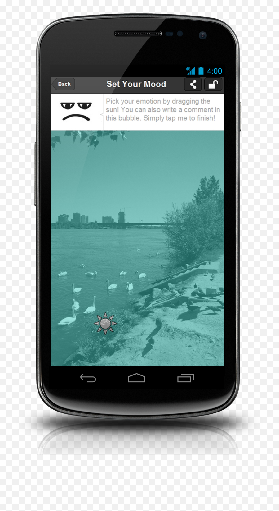 Glow Android Prototype U2013 Portfolio Evelyn Koller Emoji,Emotion Android Png
