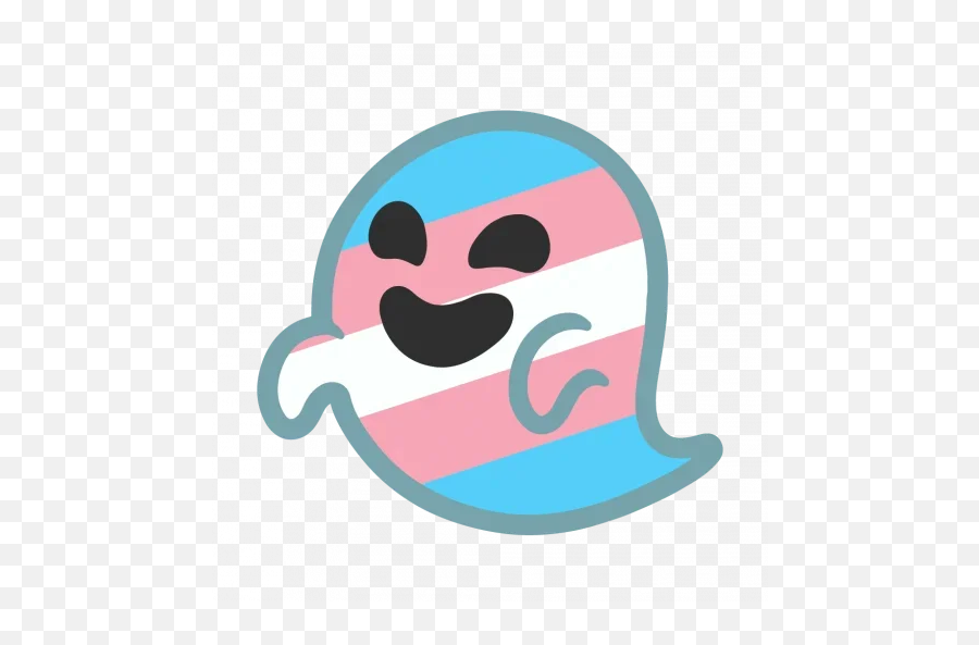 Telegram Sticker From Collection Rainbow Ghost Emoji,Ghost Emoji
