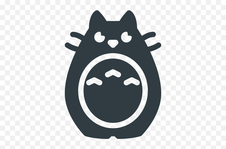 Cartoon Clip Art Font Illustration - Totoro Icon Png Emoji,Totoro Emoticons