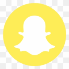 Snapchat Circled Logo Icon In Color Style Emoji,Snapchat Emoji Hierarchy
