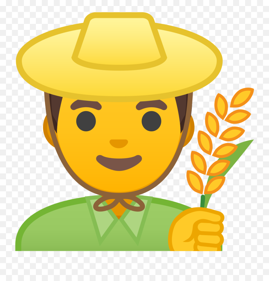 Noto Emoji Pie 1f468 200d 1f33e - Emoji Campo,Cowboy Hat Emoji Transparent