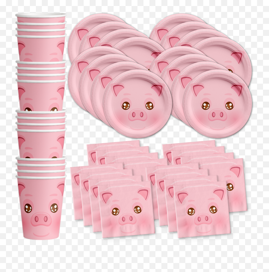 Sunset Safari Animals Birthday Party - Pig Party Decorations Emoji,Diy Emoji Party Favors
