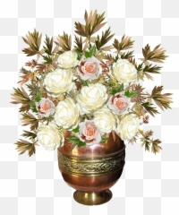 Roses Flowers Bouquet Vase Sticker - Jarron De Flores Png Emoji,Emoji Cookie Bouquet